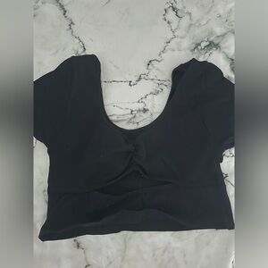 Aeropostale Black Crop Top